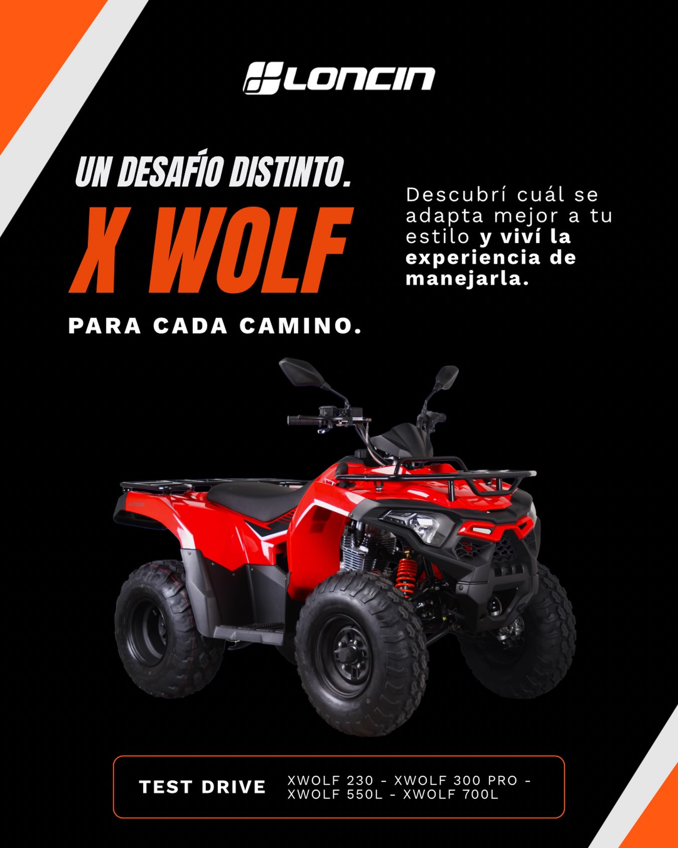 Es momento de manejar un Loncin. ⚡ Potencia, confort y confianza se combinan para ofrecerte una experiencia única en cada kilómetro.📲 Contactanos y...