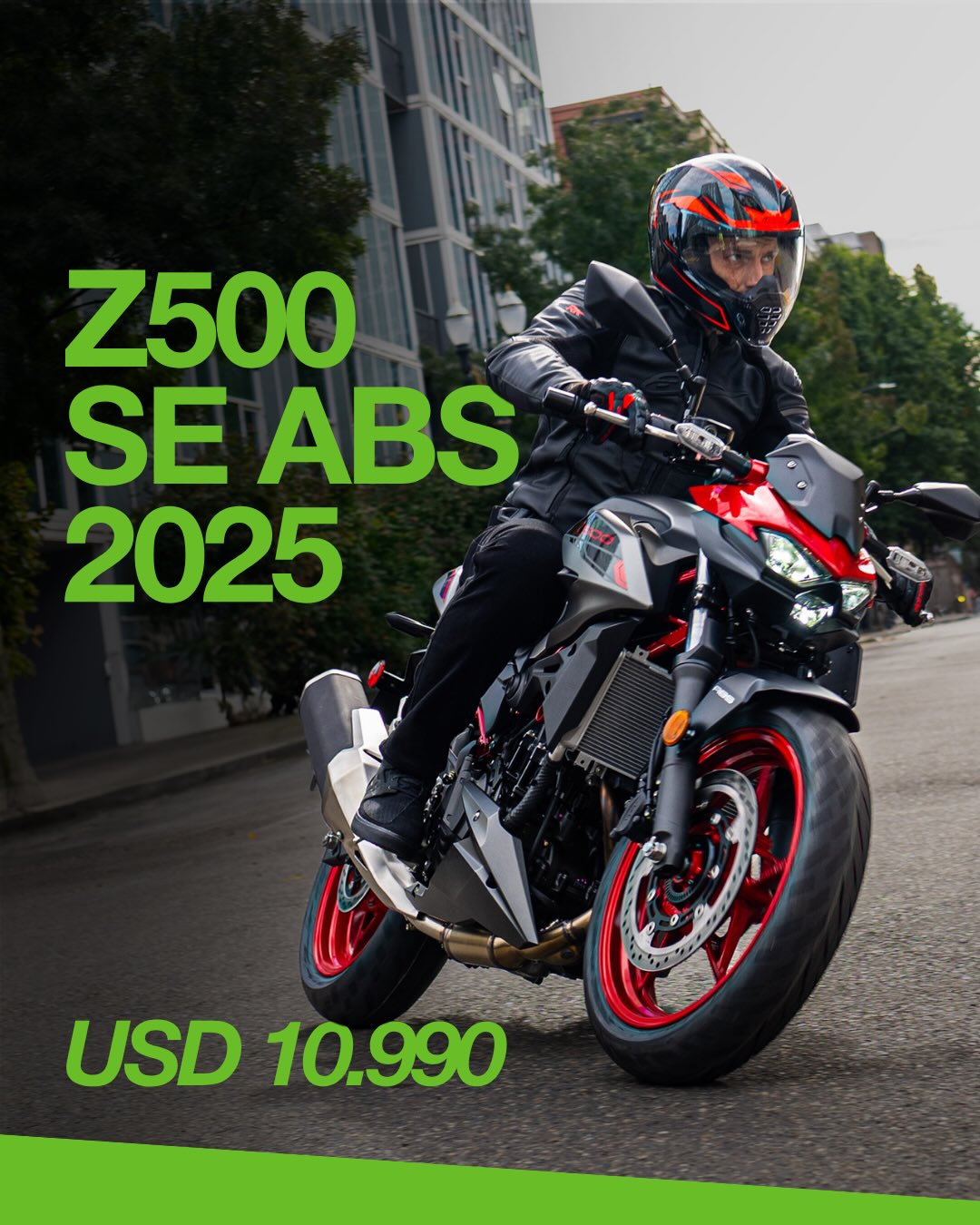 La adrenalina tiene nombre. 🏁La Ninja ZX-6R lleva el ADN de competición Kawasaki a la calle, con una experiencia de manejo que se siente en cada acel...