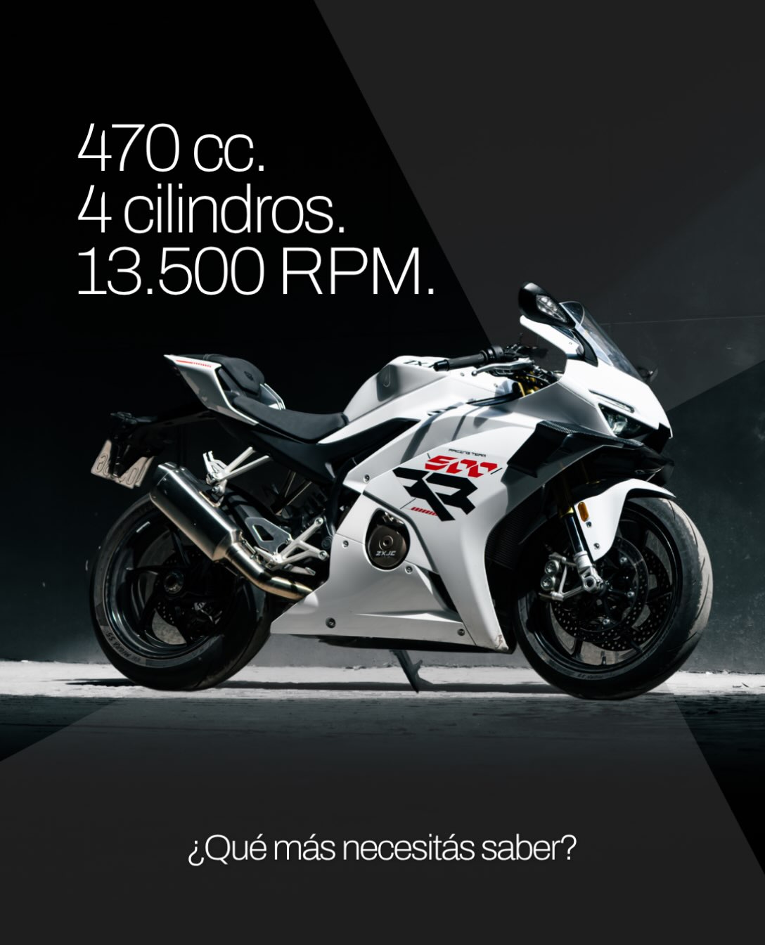 Rendimiento que inspira confianza. 🏍️ Con la ZXMOTO 500RR disfrutás de una conducción ágil, una respuesta contundente y un diseño que destaca en cualq...